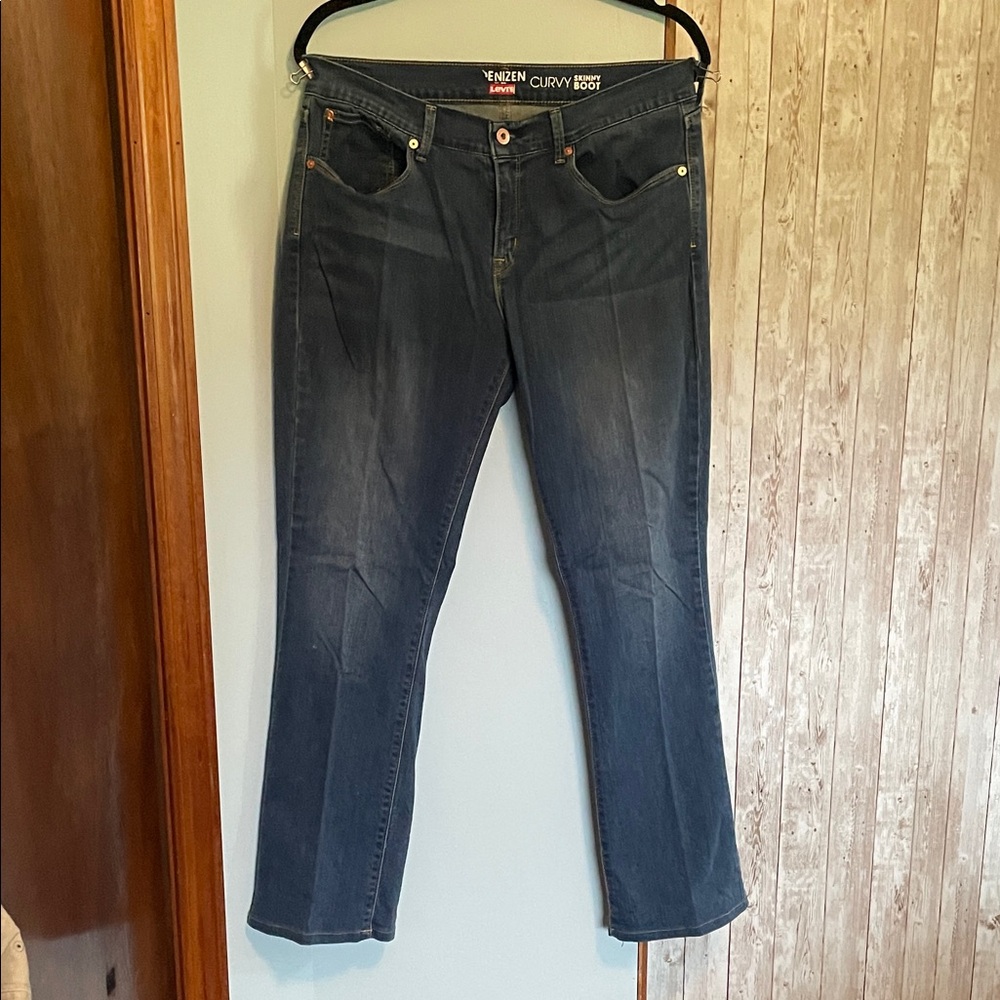 Denizen Women's Boot Cut Jeans in Dark Blue